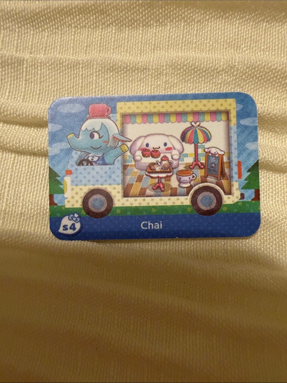 Chai Sanrio Animal Crossing Amiibo Card Unofficial Mini NFC Villager